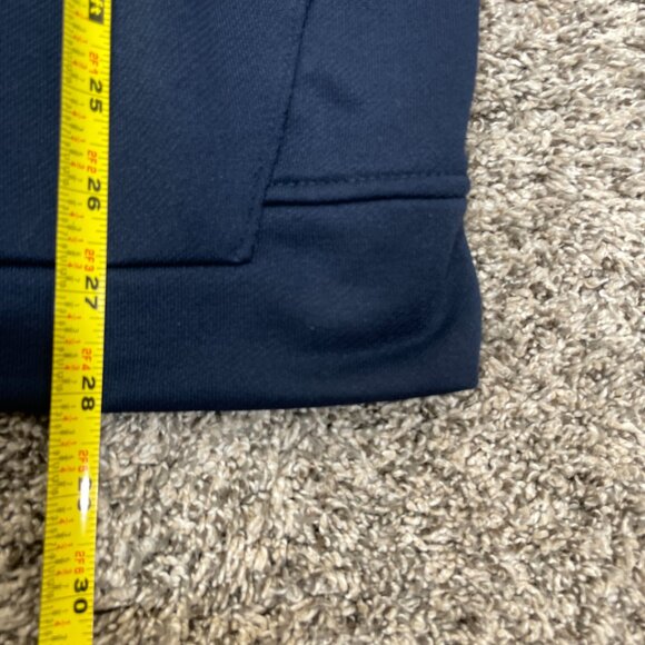 Nike Training Hoodie Men's Small Sleeveless‎ Swoosh Athletic Navy Pullover - Picture 6 of 7